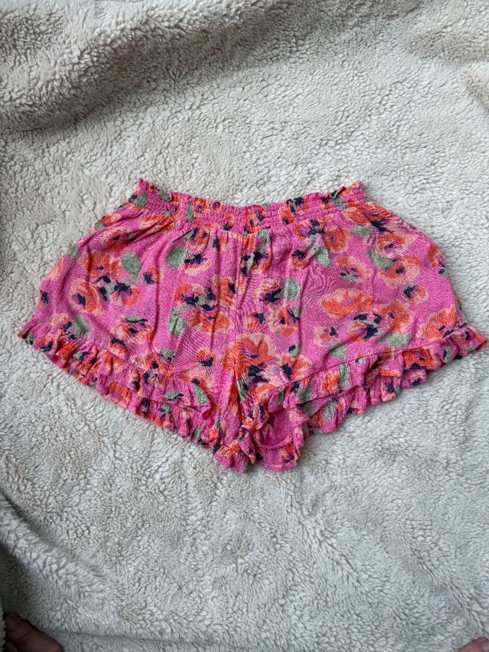 Billabong Sun Skipper Girl's Shorts Large Pink Floral